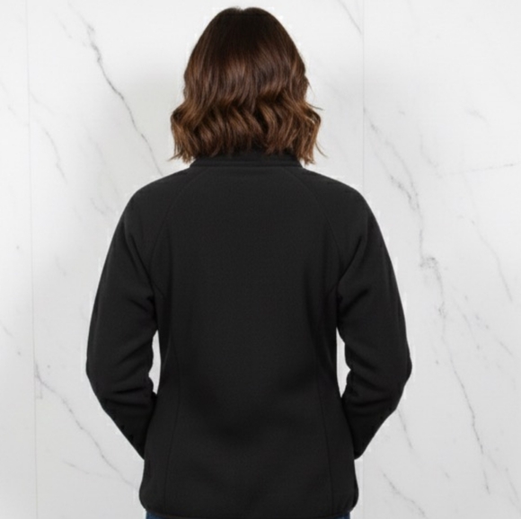 Women's Black Fleece Jacket - Picture 2 of 4